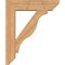 Ekena Millwork Funston Slat Smooth Bracket w/ Offset Brace, Western Red Cedar, 7 1/2"W x 30"D x 36"H BKT0806X30X36FST06SWR - alternate 3